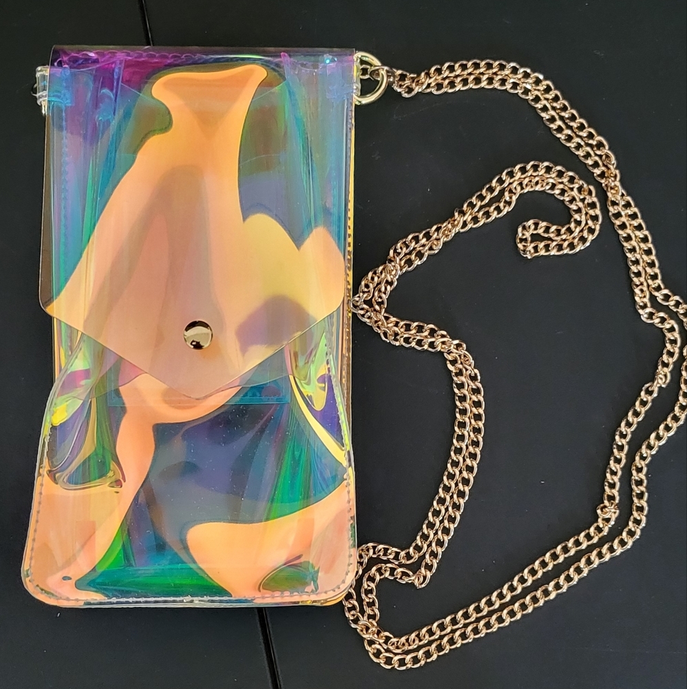 IRIDESCENT CROSSBODY PURSE